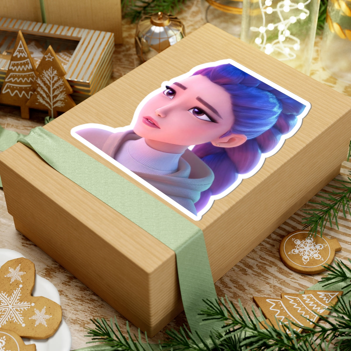 Rumi Charming, Expressive Kiss-Cut Stickers, Laptop Decals, Cute Decor, Gift for Friends, Youthful Vibes, Stickers for Any Occasion