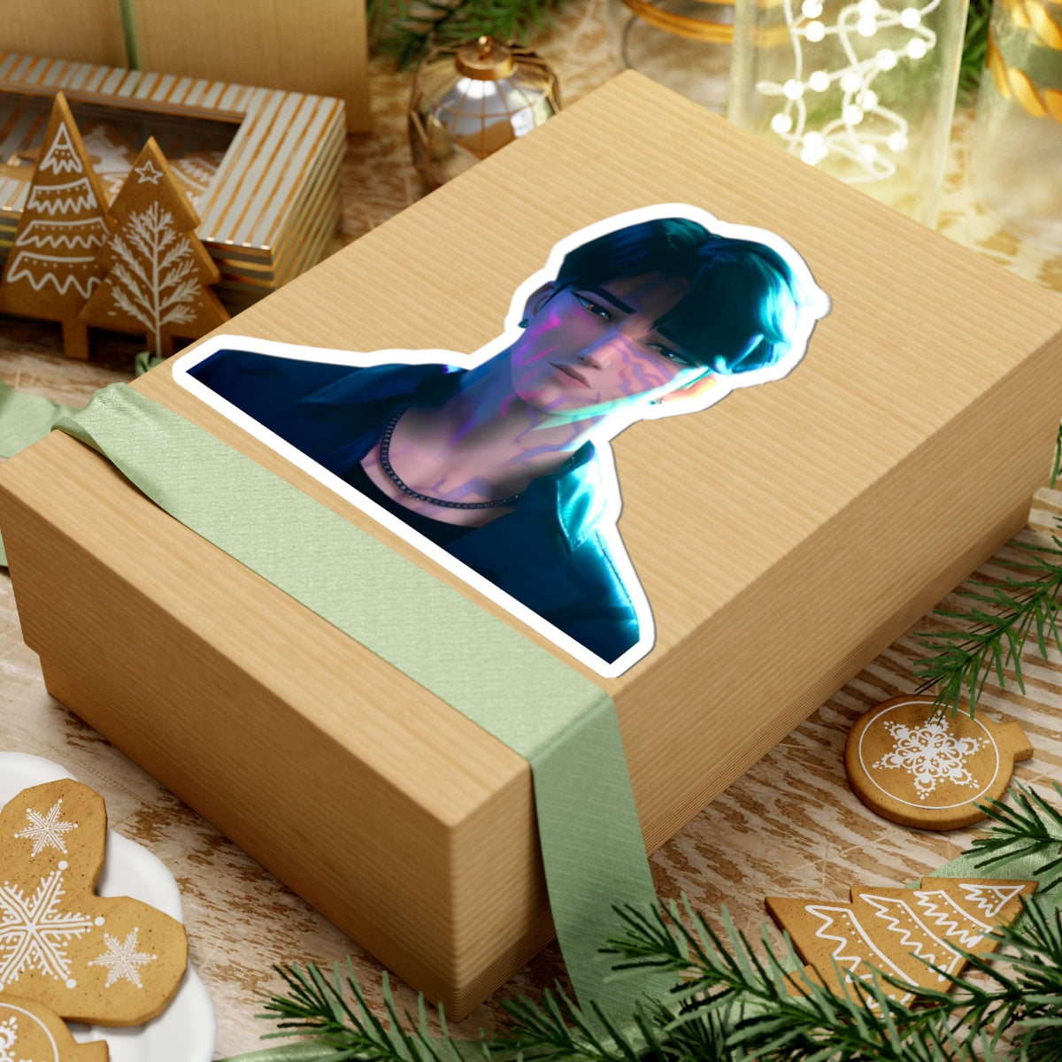 Jinu Cool Aesthetic Kiss-Cut Stickers, Laptop Decor, Vinyl Art, Anime Lover Gifts, Trendy Wall Decor, Unique Sticker Pack