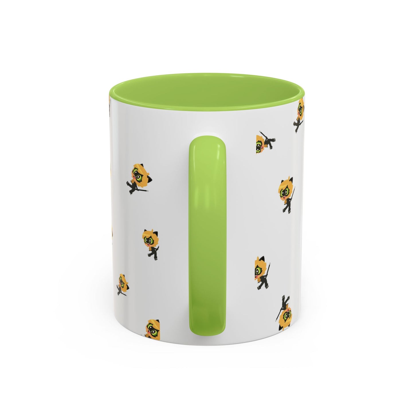Cat Noir Floral Accent Coffee Mug - Perfect for Tea Lovers