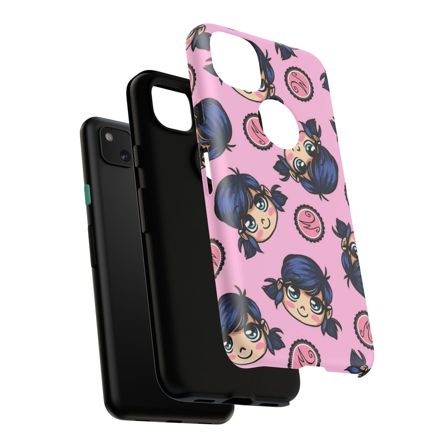 Cute Cartoon Phone Case, Kawaii Phone Cover, Tough Cases for Kids, Colorful Cell Phone Accessories, Gift for Girls