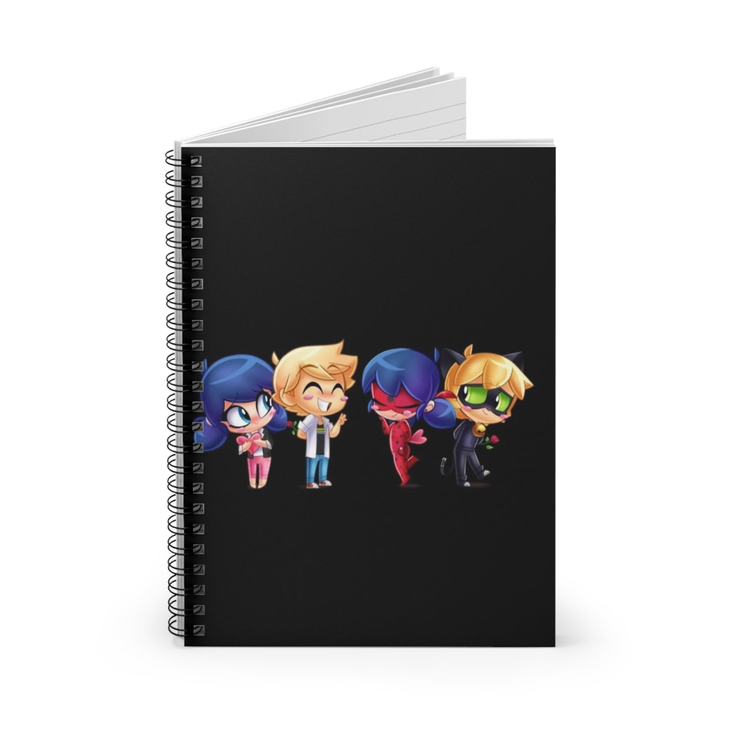 Colorful Character Spiral Notebook - Perfect for School or Journaling, Cute Gift for Kids and Teens, Fun Back to School Item, Anime [...]