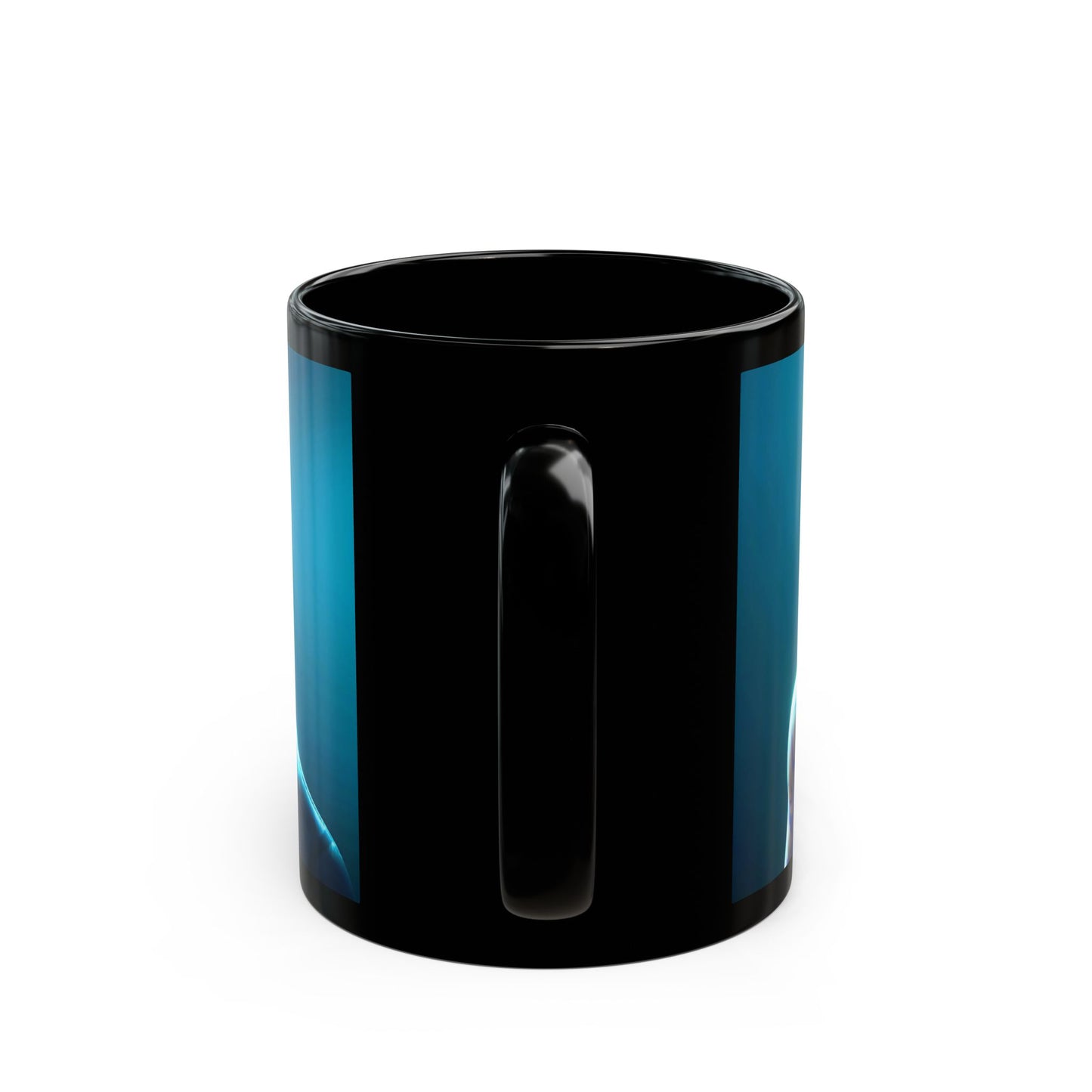 Rumi & Jinu Black Mug with Vibrant Characters - Perfect for Coffee Lovers, Unique Gift, Home Decor, Cyberpunk Aesthetic, Cute & Fun