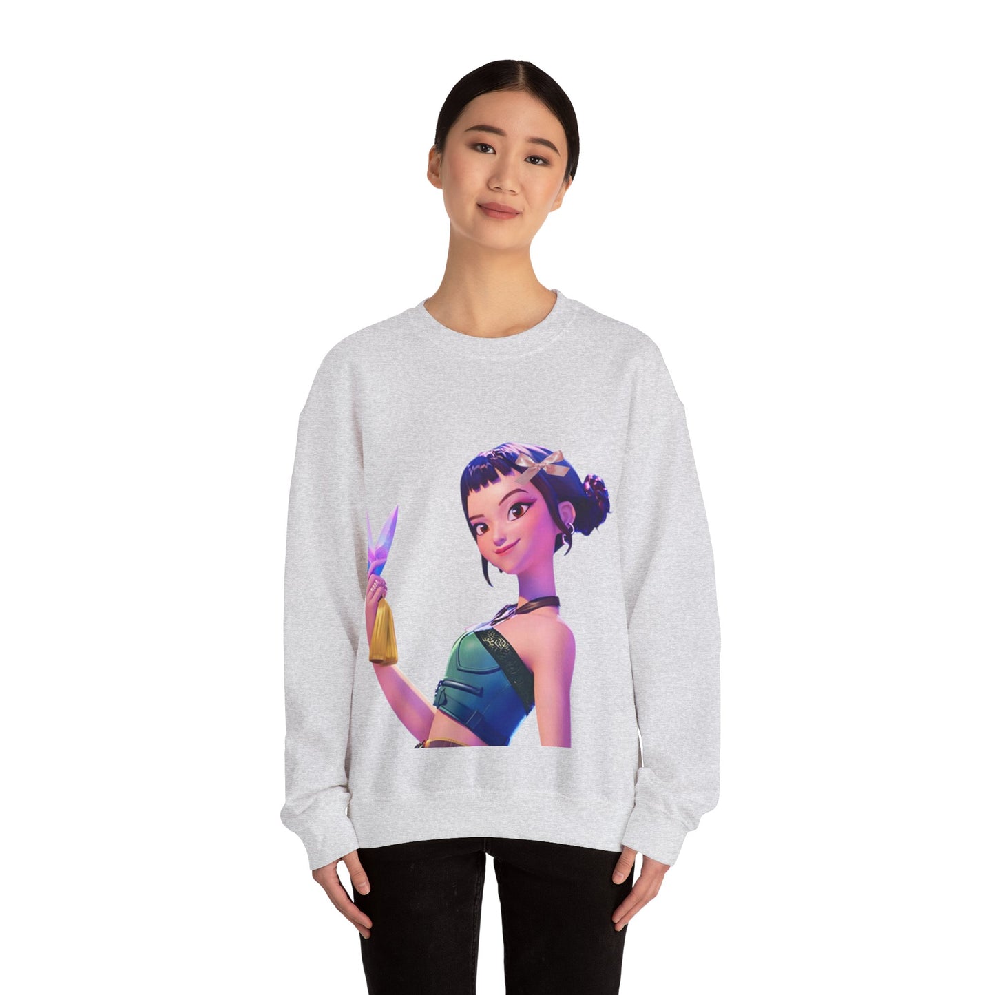 Stylish Graphic Crewneck Sweatshirt with Trendy Character Design, Cozy Casual Wear, Perfect Gift for Fans, Unisex Apparel, Comfortable [...]