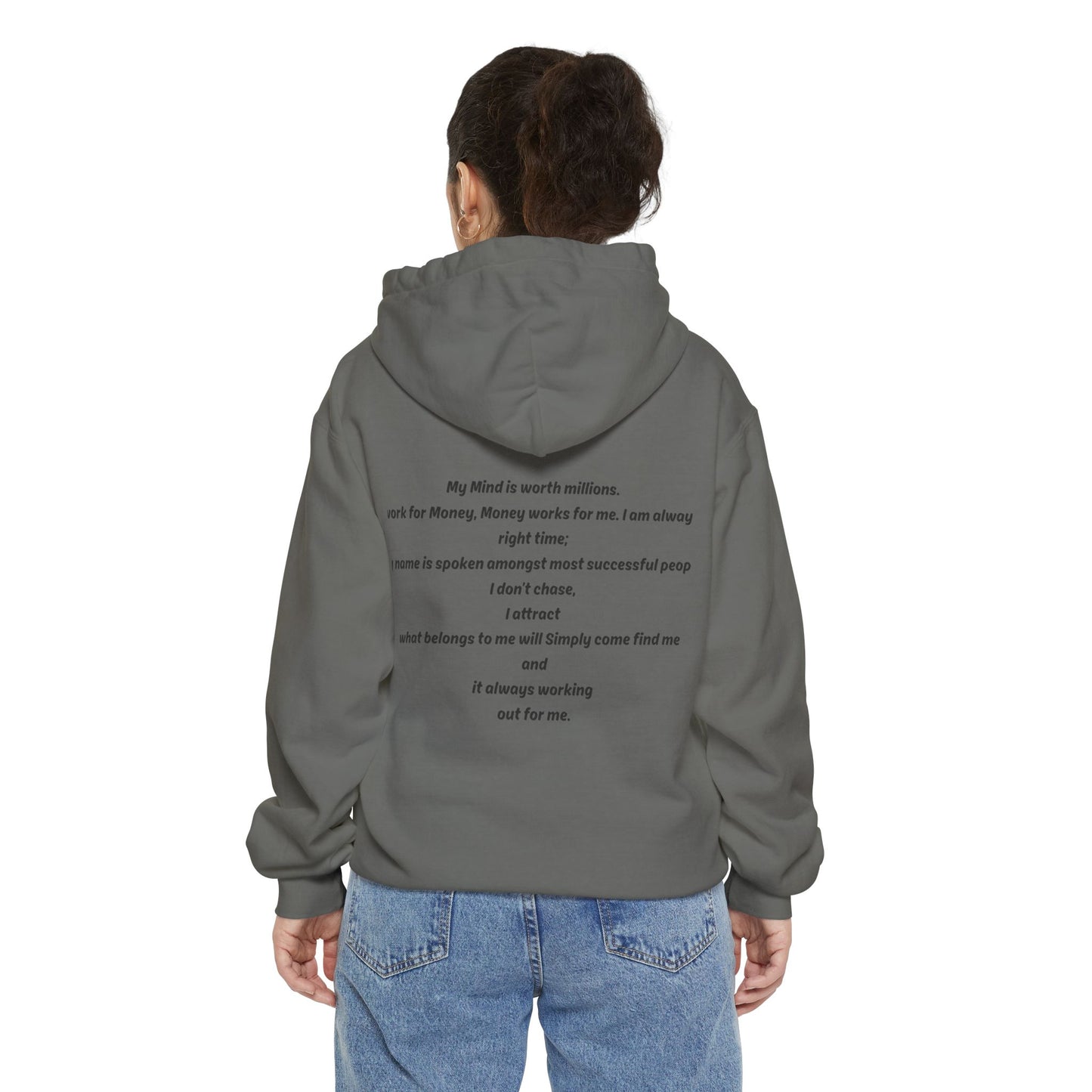 Inspiration Hoodie with Motivational Quote, Cozy Unisex Garment-Dyed Sweatshirt, Perfect Gift for Self-Love, Affirmation Hoodie, [...]