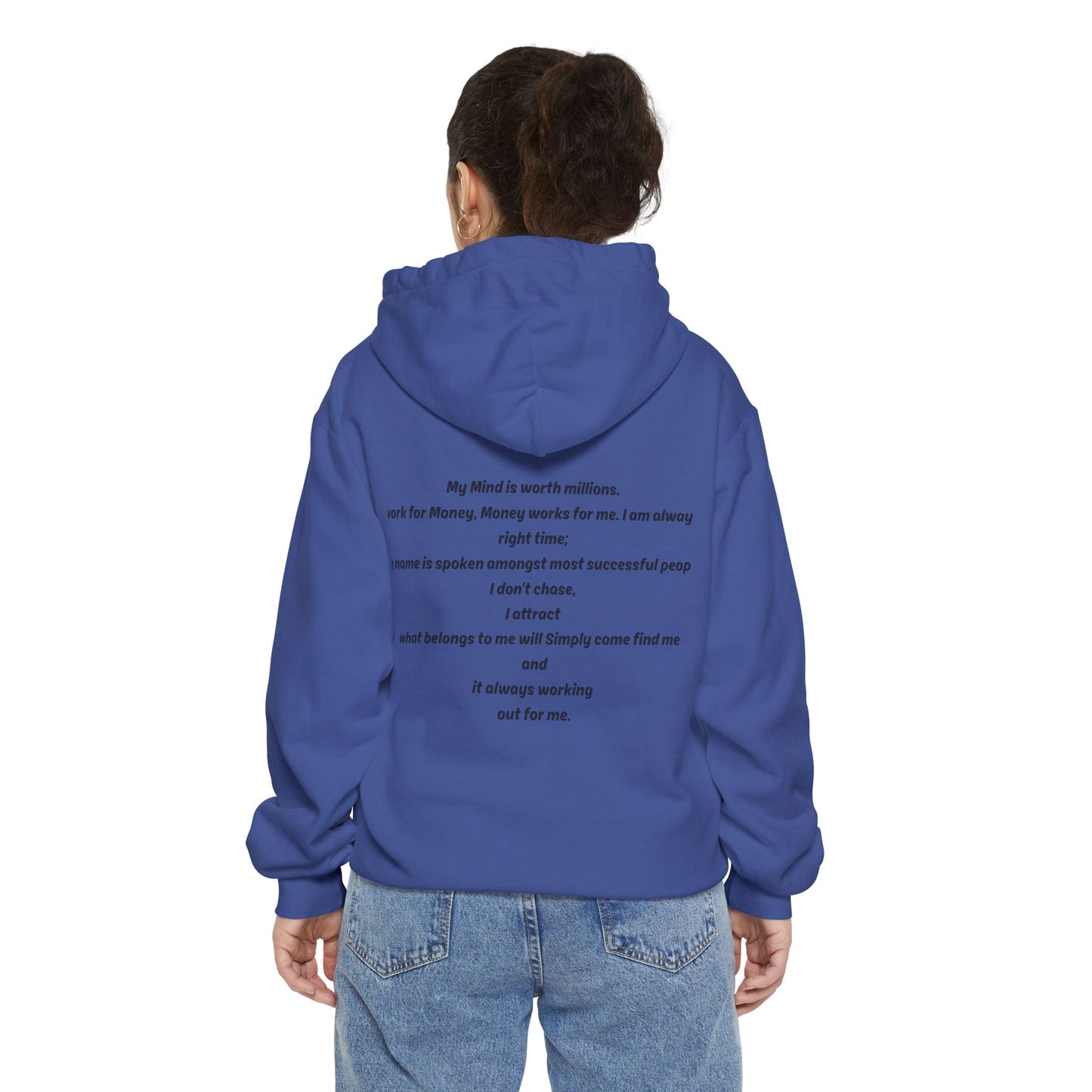 Inspiration Hoodie with Motivational Quote, Cozy Unisex Garment-Dyed Sweatshirt, Perfect Gift for Self-Love, Affirmation Hoodie, [...]