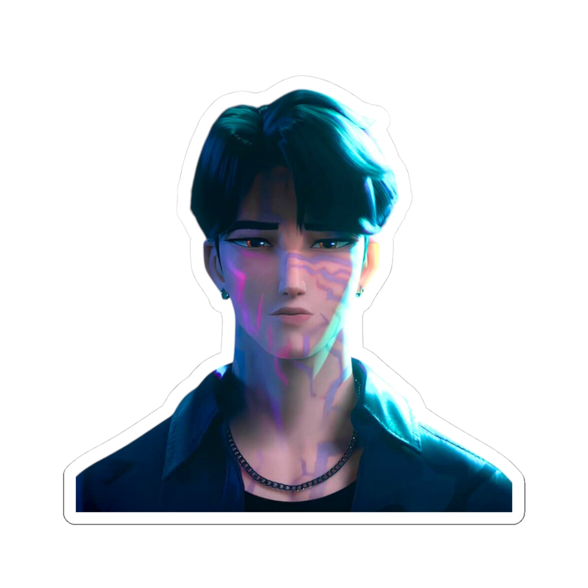 Jinu Cool Aesthetic Kiss-Cut Stickers, Laptop Decor, Vinyl Art, Anime Lover Gifts, Trendy Wall Decor, Unique Sticker Pack