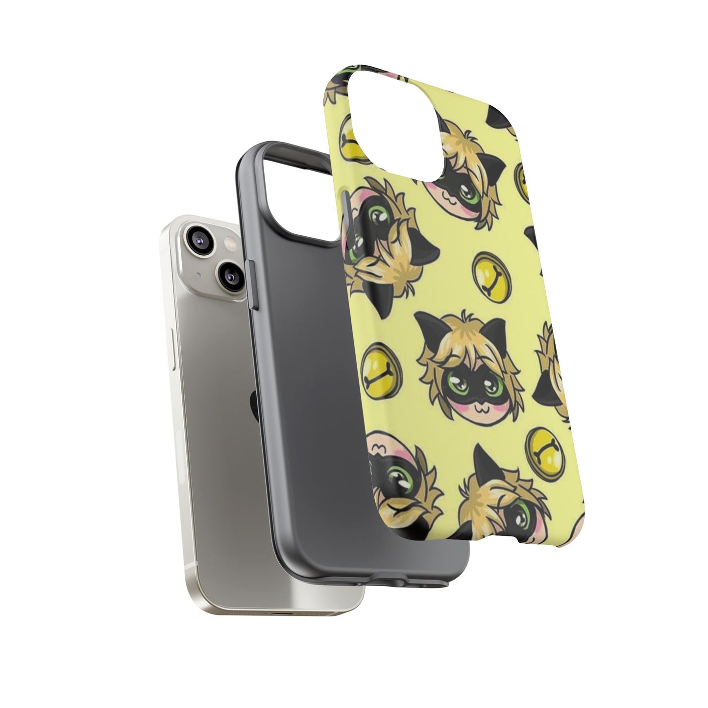 Cute Cartoon Phone Case, Tough Cases for Kids, Fun Gift for Birthdays, Playful Phone Accessory, Anime Style Design