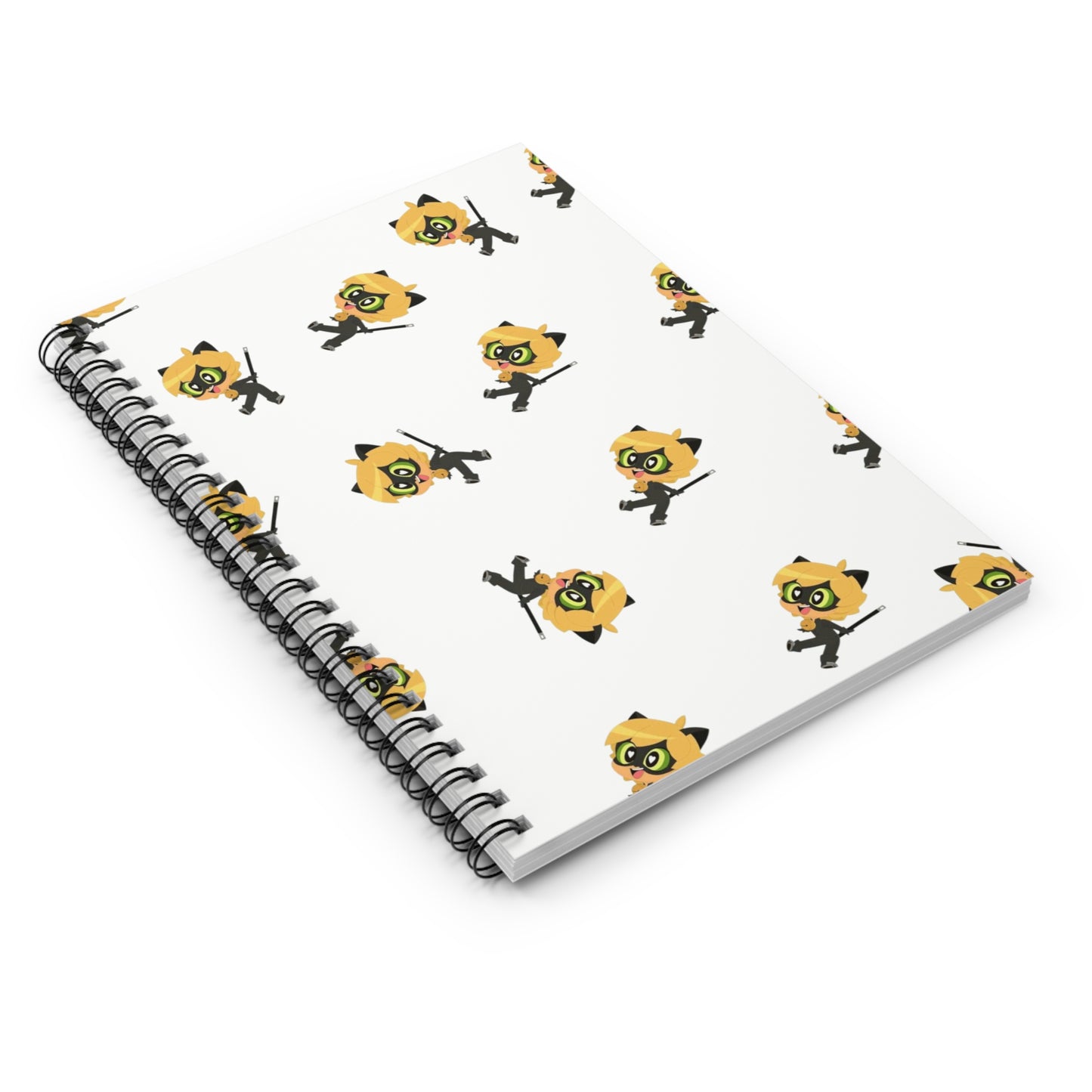Cute Cat Spiral Notebook - Perfect for Note-Taking, Journaling, Gifts for Cat Lovers, School Supplies, Everyday Use