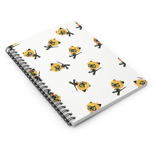 Cute Cat Spiral Notebook - Perfect for Note-Taking, Journaling, Gifts for Cat Lovers, School Supplies, Everyday Use