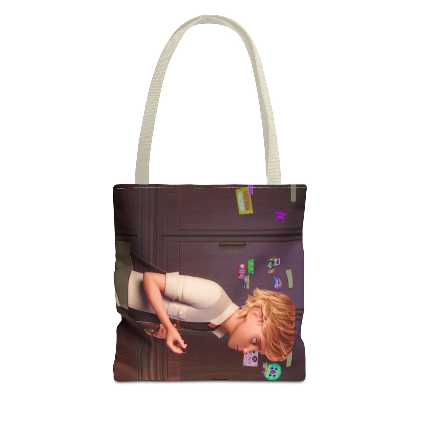 Stylish Miraculous AOP Tote Bag, Perfect for Teens
