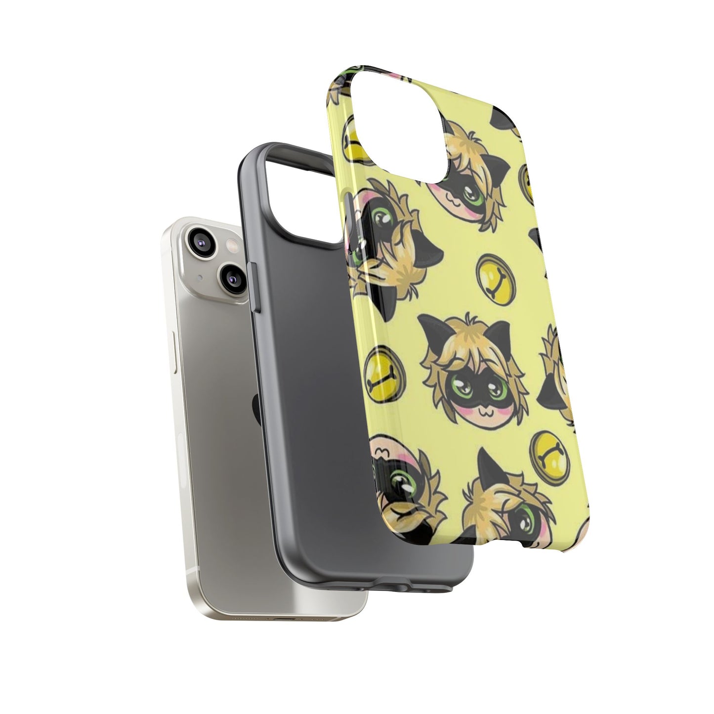 Cute Cartoon Phone Case, Tough Cases for Kids, Fun Gift for Birthdays, Playful Phone Accessory, Anime Style Design