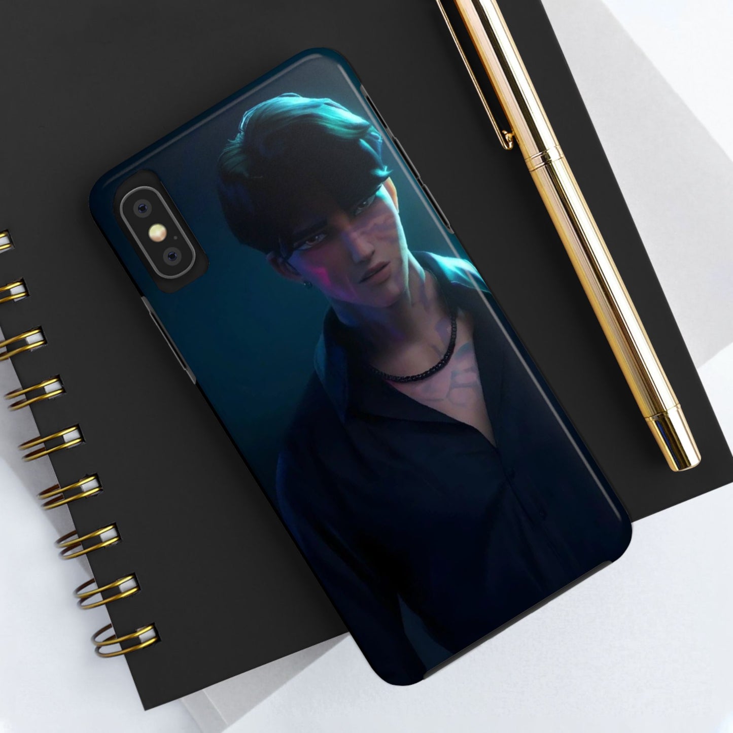 Jinu Tough Phone Case with Bold Character Design, Ideal for Geek Culture, Gift for Gamers, Tech Accessories, Casual Style