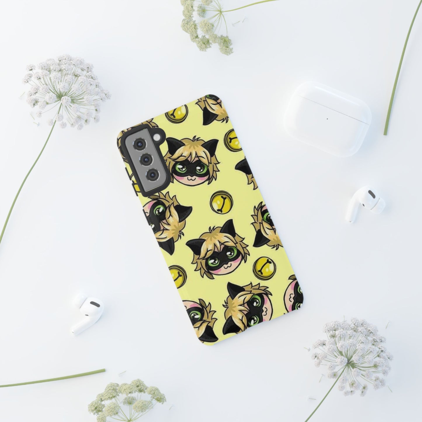Cute Cartoon Phone Case, Tough Cases for Kids, Fun Gift for Birthdays, Playful Phone Accessory, Anime Style Design