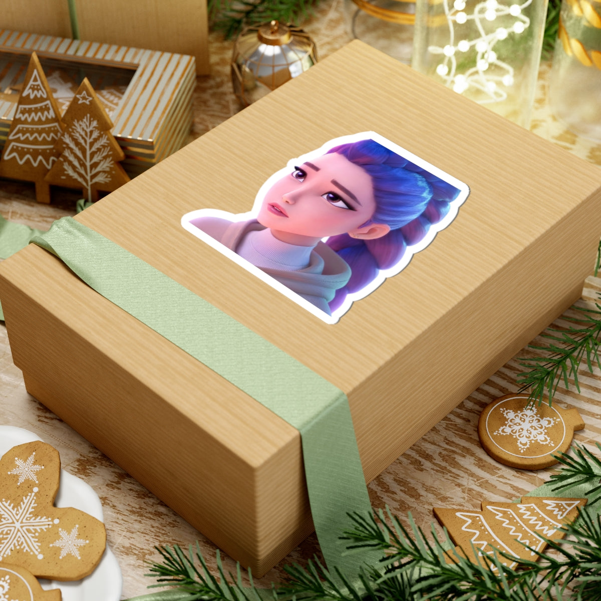 Rumi Charming, Expressive Kiss-Cut Stickers, Laptop Decals, Cute Decor, Gift for Friends, Youthful Vibes, Stickers for Any Occasion