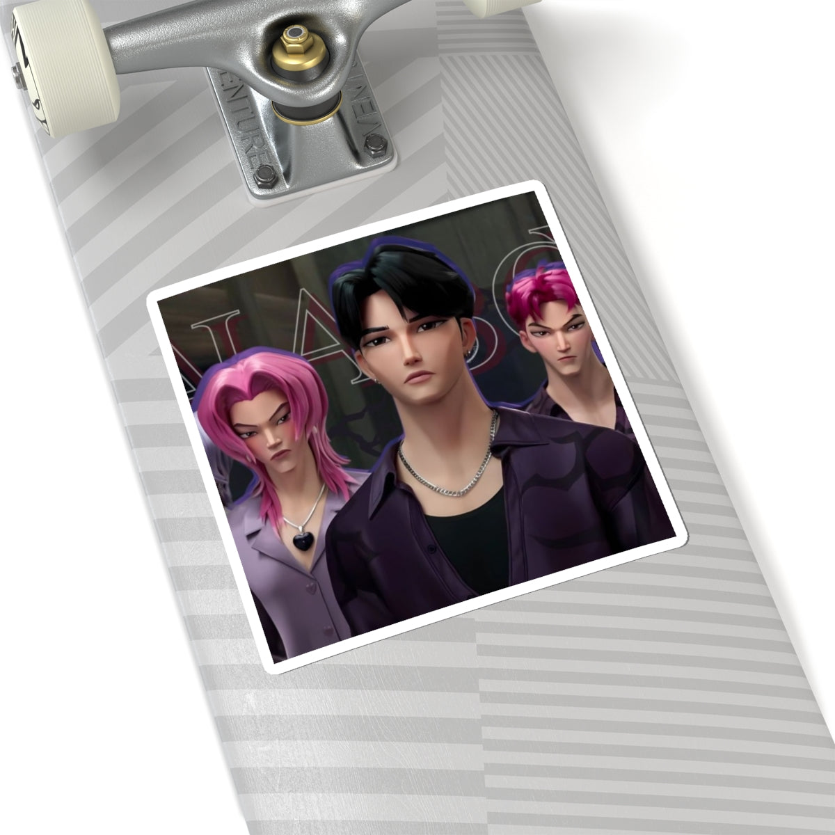 Kpop demons Cut Stickers Featuring Stylish Characters, Anime Decor, Laptop Accessories, Vinyl Stickers, Unique Gifts