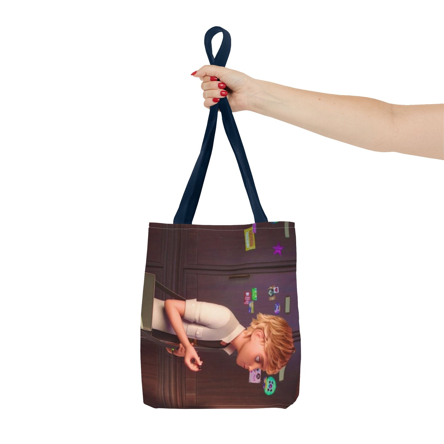 Stylish Miraculous AOP Tote Bag, Perfect for Teens