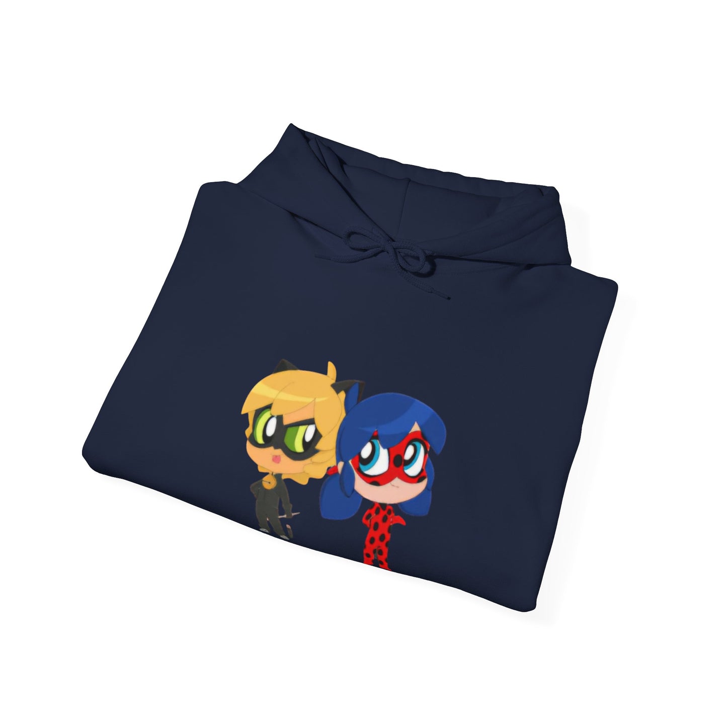 Miraculous Ladybug & Cat Noir Hoodie, Cozy Sweatshirt for Fans, Gift for Kids, Unisex Hoodie, Cartoon Character Threads