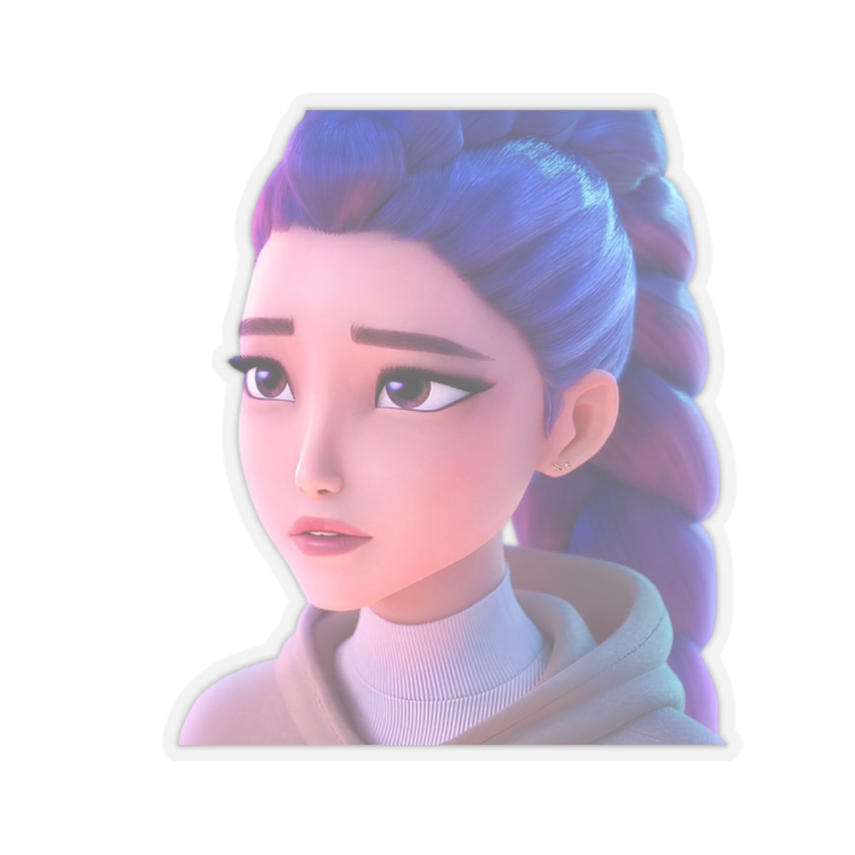 Rumi Charming, Expressive Kiss-Cut Stickers, Laptop Decals, Cute Decor, Gift for Friends, Youthful Vibes, Stickers for Any Occasion