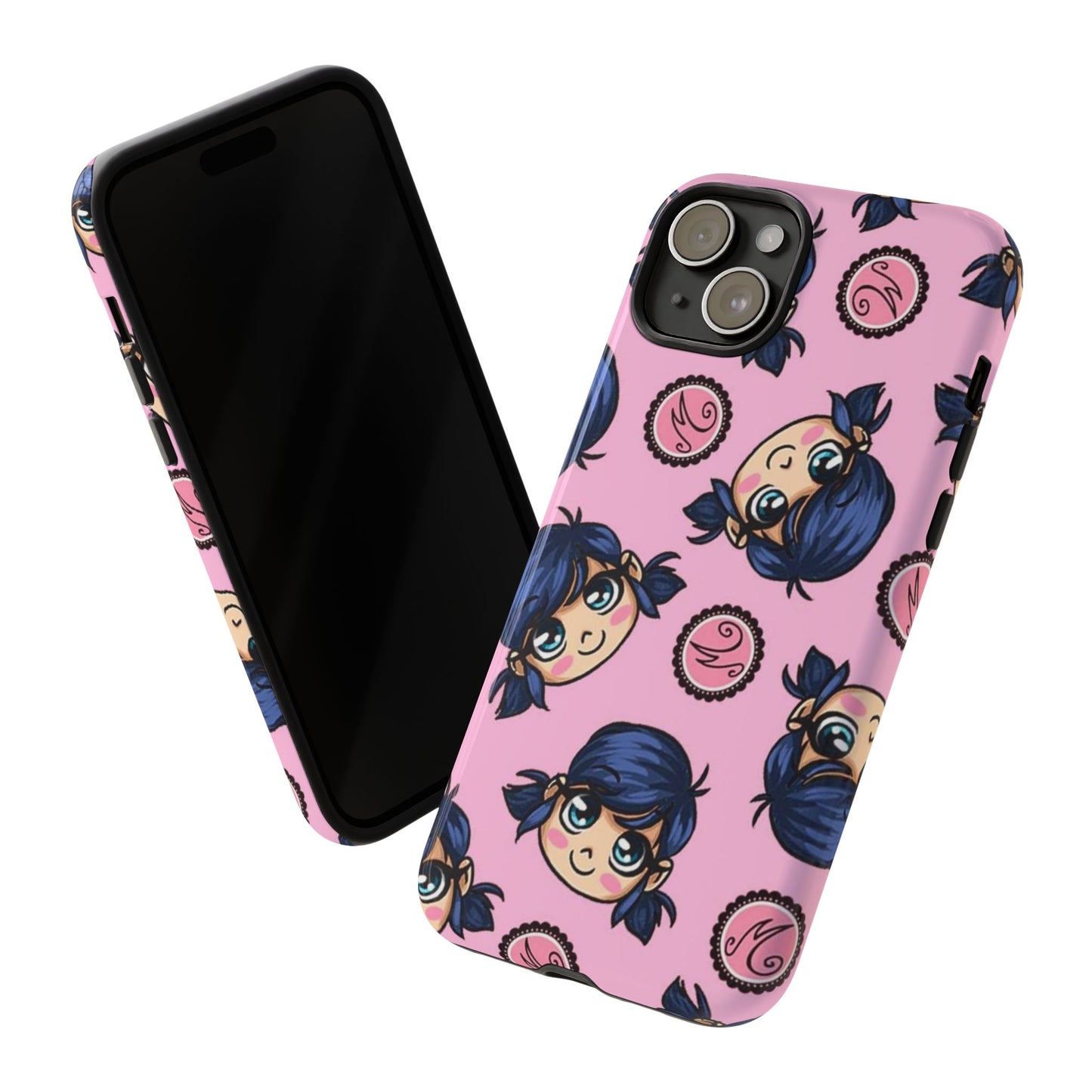 Cute Cartoon Phone Case, Kawaii Phone Cover, Tough Cases for Kids, Colorful Cell Phone Accessories, Gift for Girls
