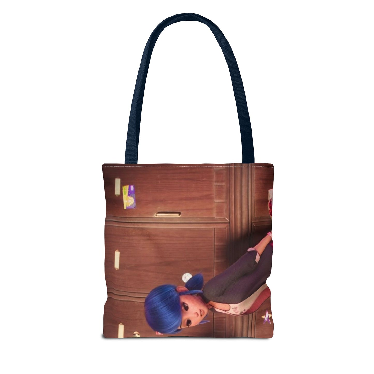 Stylish Miraculous AOP Tote Bag, Perfect for Teens