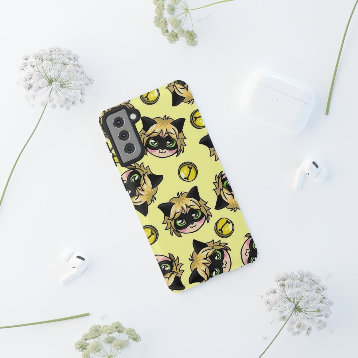 Cute Cartoon Phone Case, Tough Cases for Kids, Fun Gift for Birthdays, Playful Phone Accessory, Anime Style Design