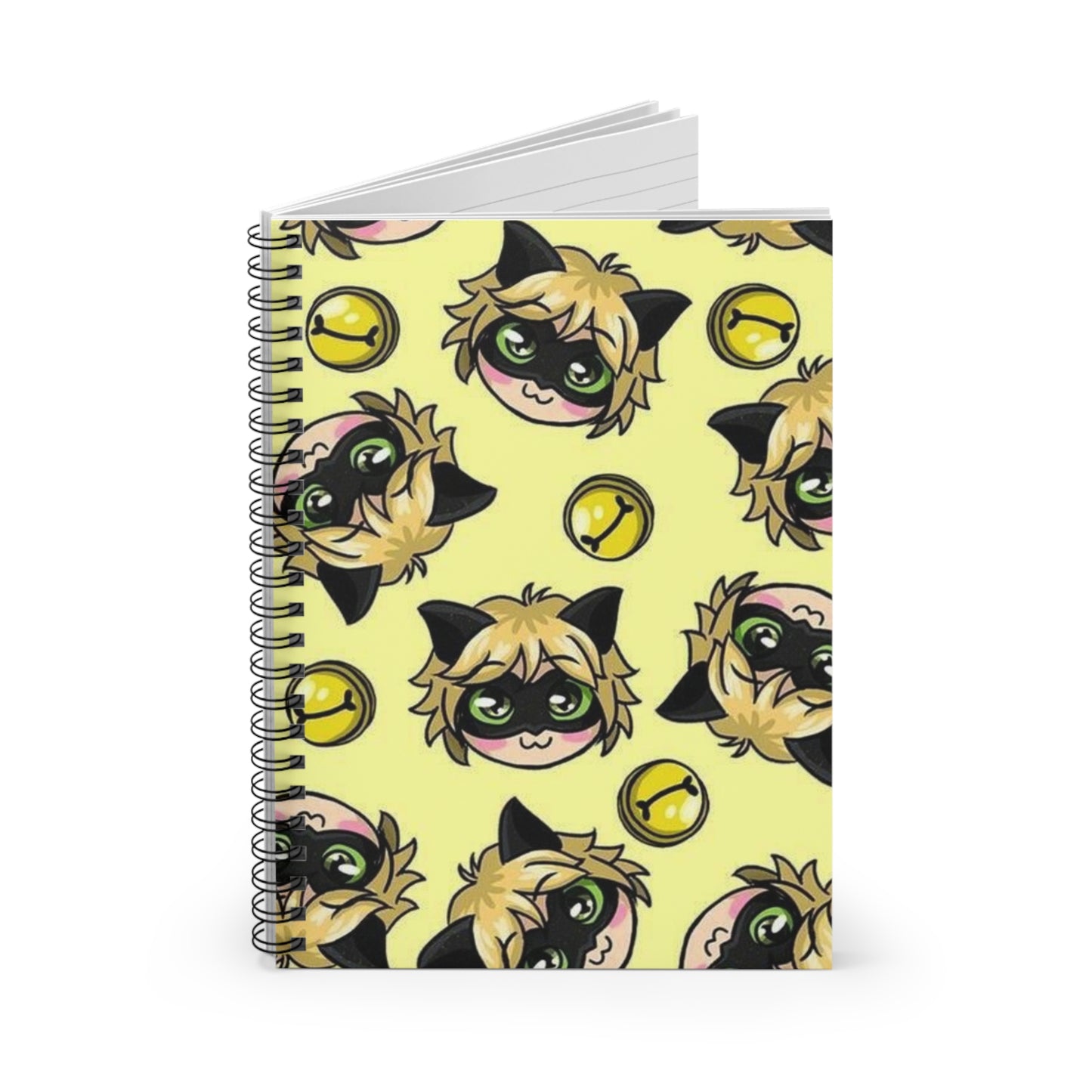 Cute Cat-Themed Spiral Notebook - Perfect for Students, Gift for Cat Lovers, Journaling, Back to School, and Birthday
