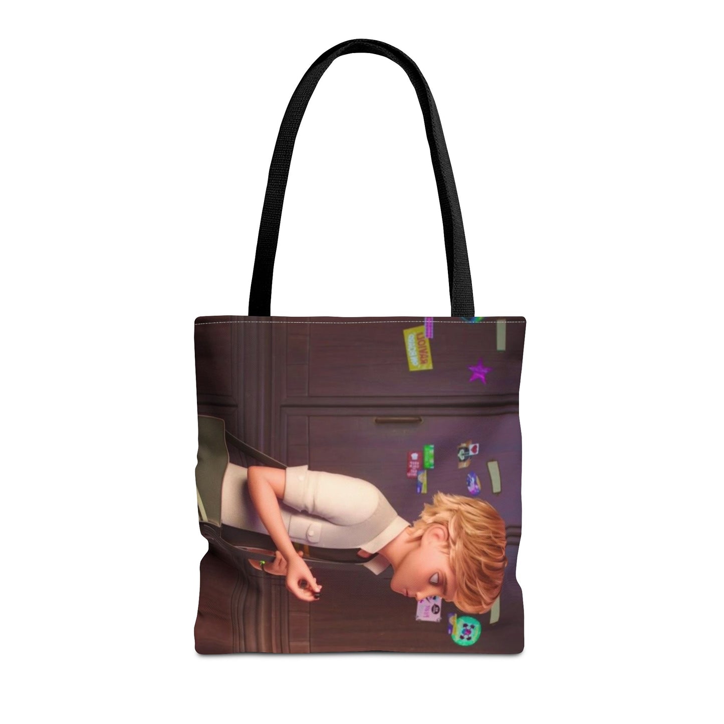 Stylish Miraculous AOP Tote Bag, Perfect for Teens