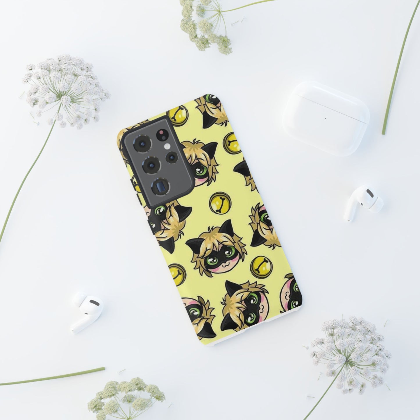 Cute Cartoon Phone Case, Tough Cases for Kids, Fun Gift for Birthdays, Playful Phone Accessory, Anime Style Design