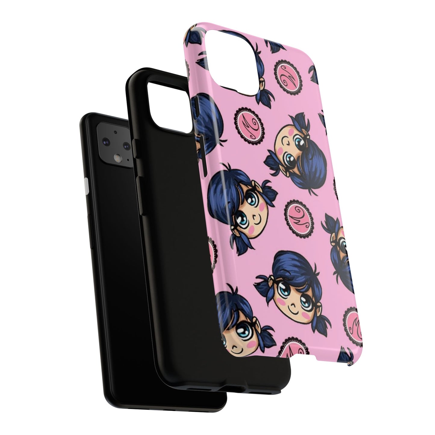 Cute Cartoon Phone Case, Kawaii Phone Cover, Tough Cases for Kids, Colorful Cell Phone Accessories, Gift for Girls