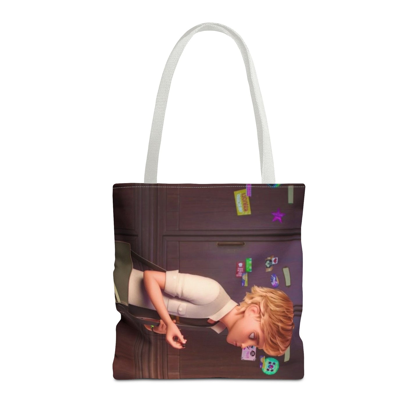 Stylish Miraculous AOP Tote Bag, Perfect for Teens
