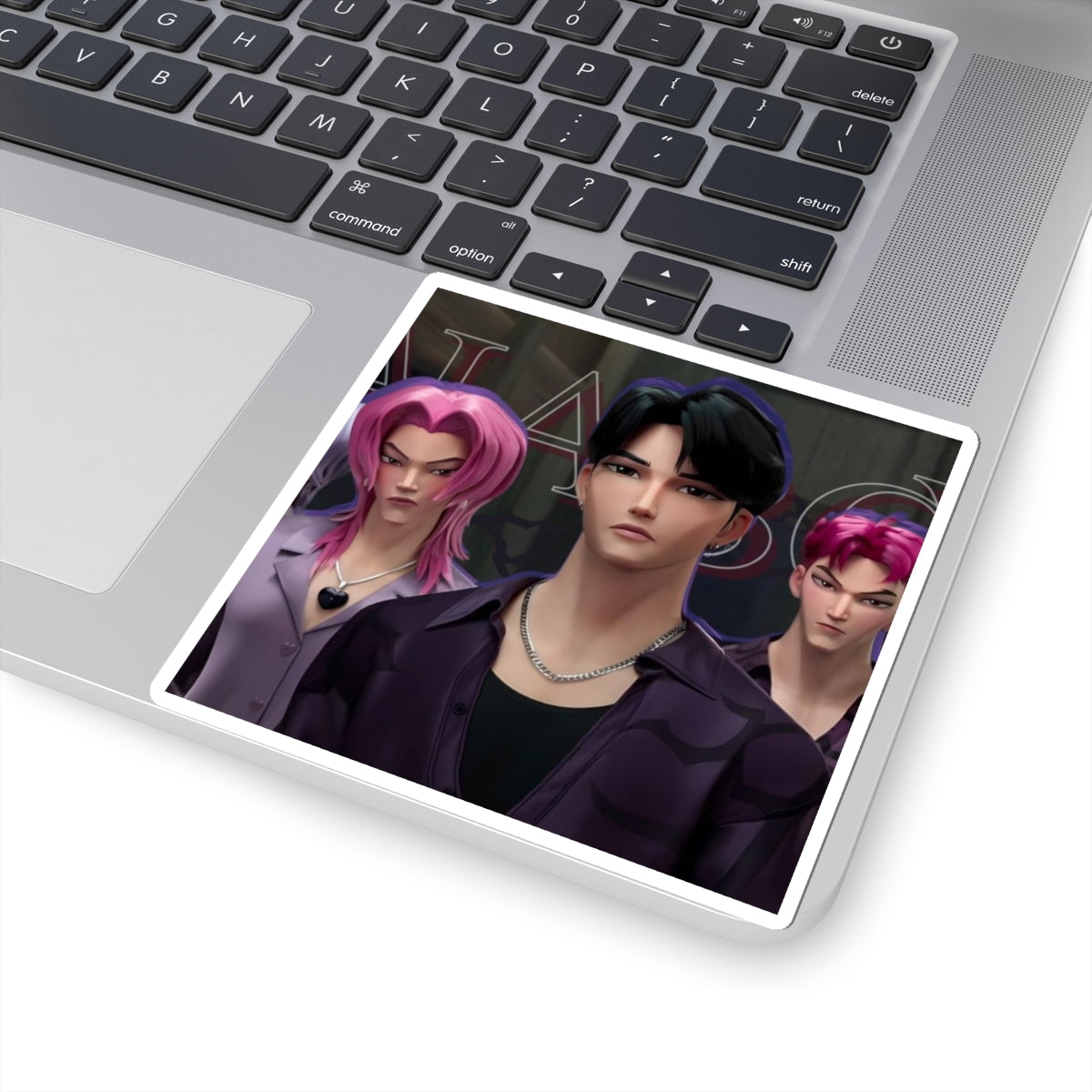 Kpop demons Cut Stickers Featuring Stylish Characters, Anime Decor, Laptop Accessories, Vinyl Stickers, Unique Gifts