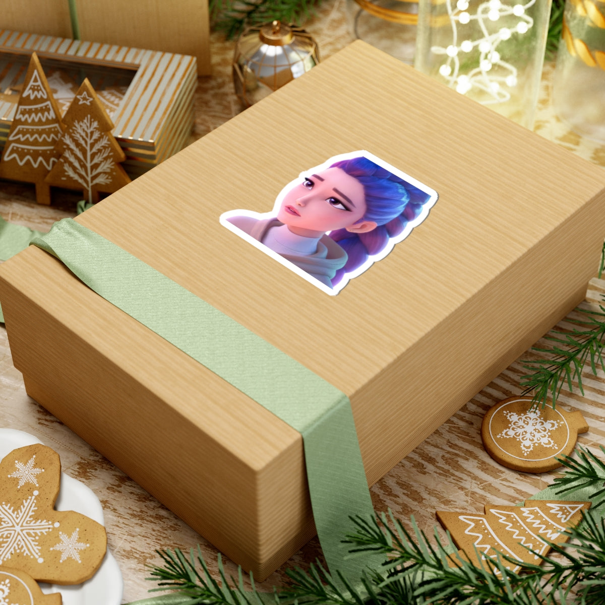 Rumi Charming, Expressive Kiss-Cut Stickers, Laptop Decals, Cute Decor, Gift for Friends, Youthful Vibes, Stickers for Any Occasion