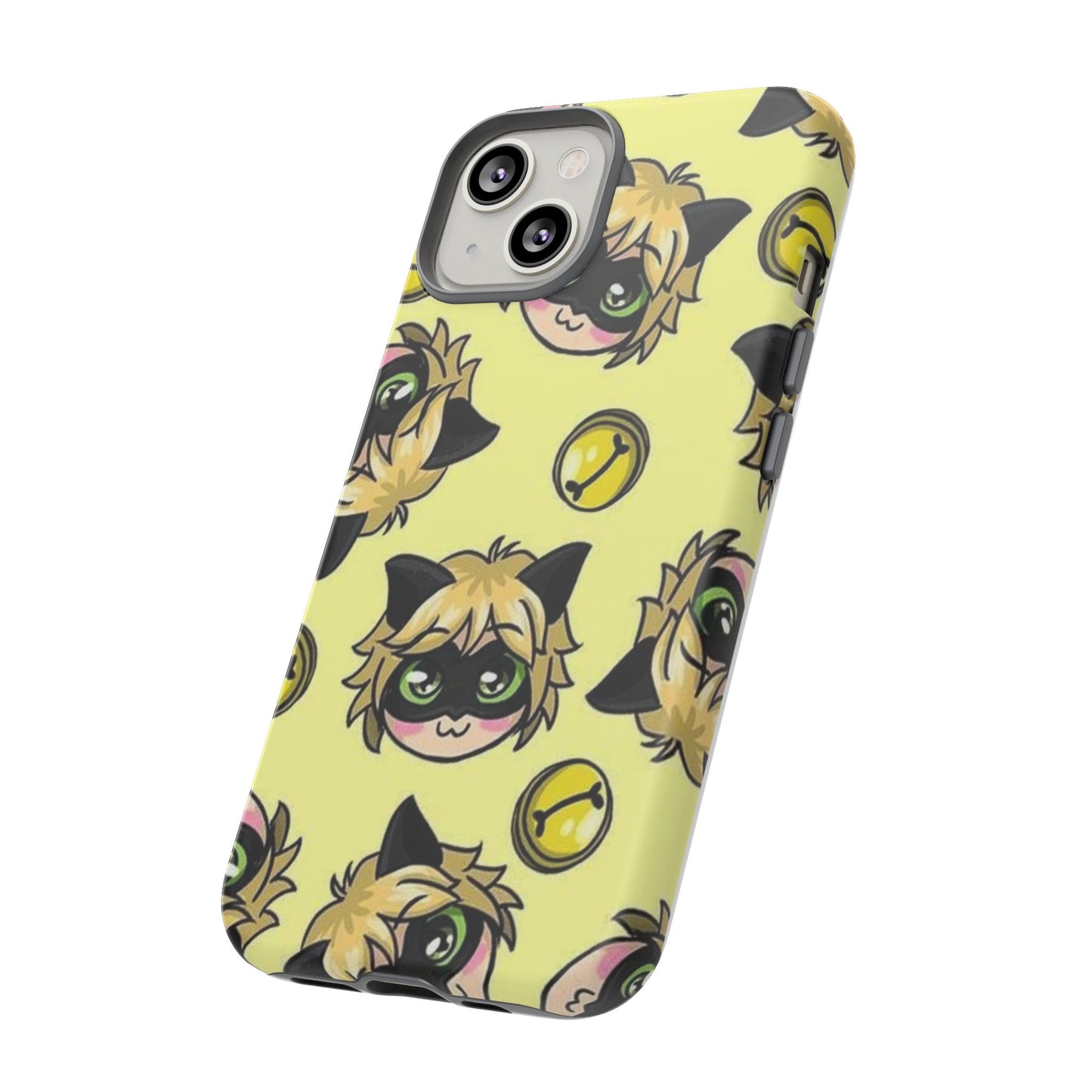 Cute Cartoon Phone Case, Tough Cases for Kids, Fun Gift for Birthdays, Playful Phone Accessory, Anime Style Design