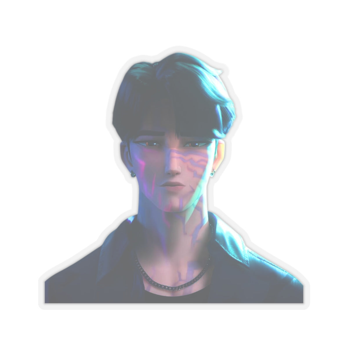 Jinu Cool Aesthetic Kiss-Cut Stickers, Laptop Decor, Vinyl Art, Anime Lover Gifts, Trendy Wall Decor, Unique Sticker Pack