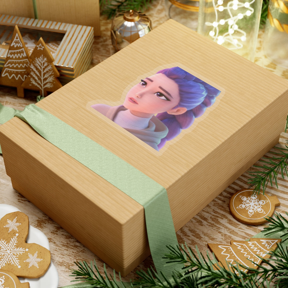 Rumi Charming, Expressive Kiss-Cut Stickers, Laptop Decals, Cute Decor, Gift for Friends, Youthful Vibes, Stickers for Any Occasion