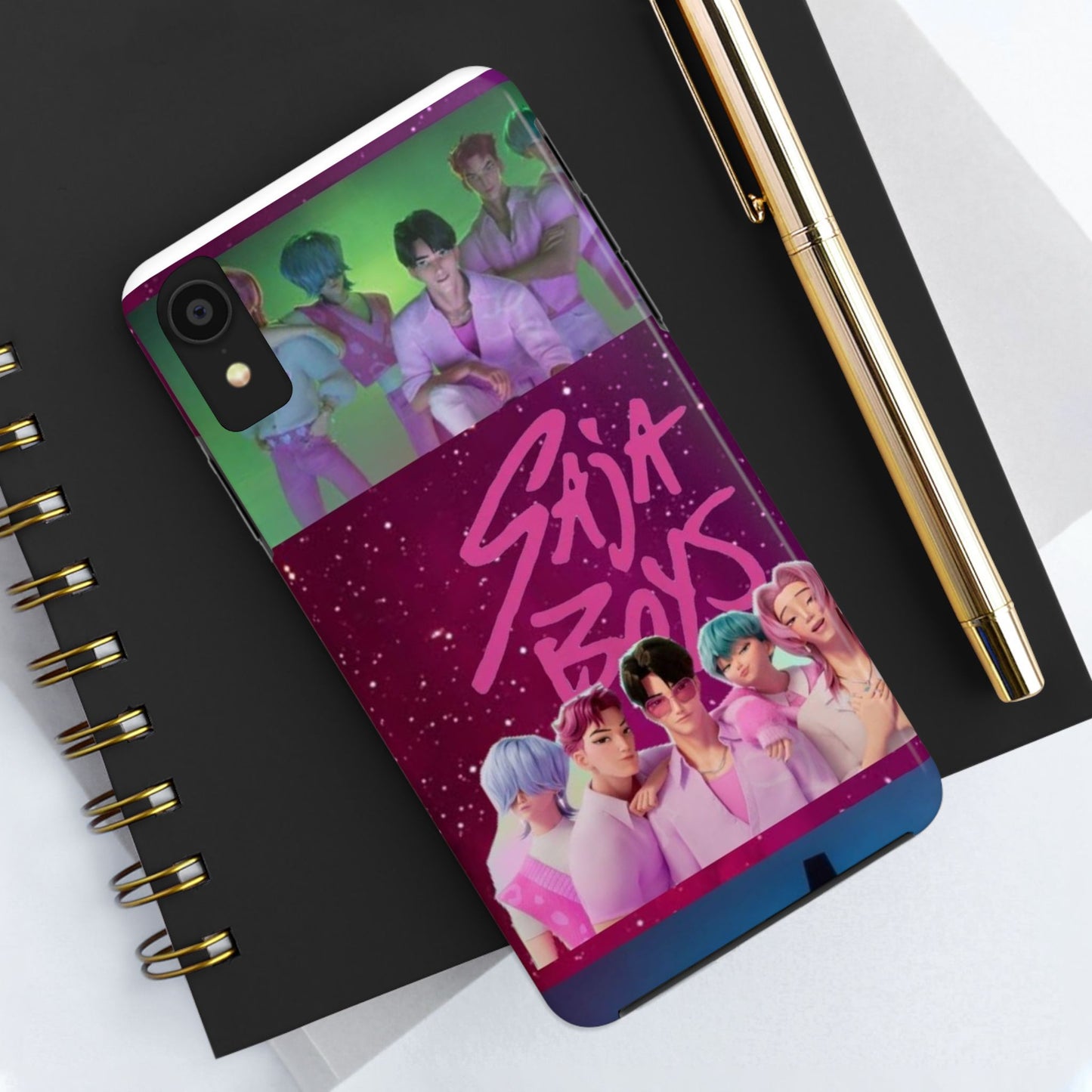 Colorful K-Pop Phone Cases, Tough Phone Cover for Fans, Stylish Cell Phone Protector, Unique Gifts, Festive Merchandise