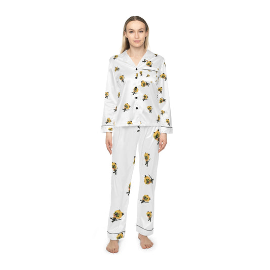 Floral Satin Pajamas Set for Women, Luxe Sleepwear, Elegant Nightwear, Summer Style, Gifts for Her