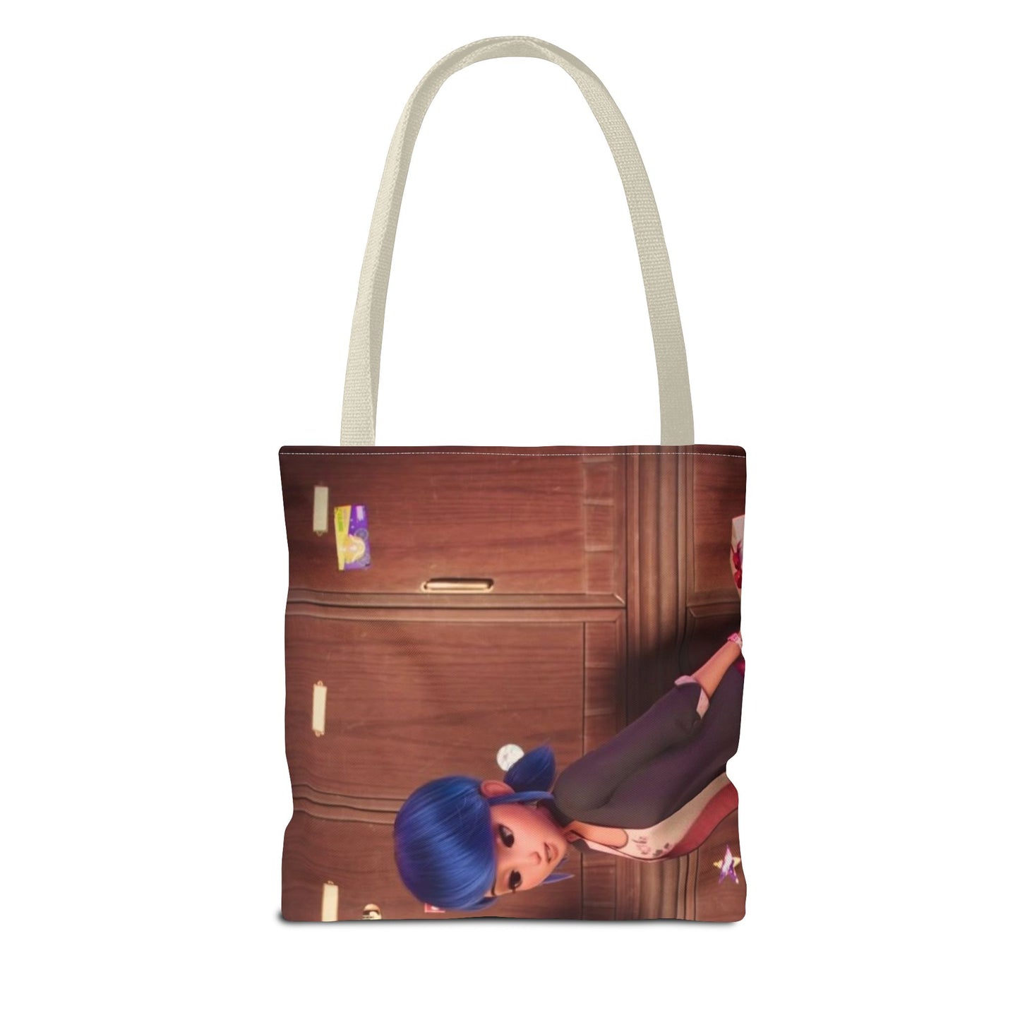 Stylish Miraculous AOP Tote Bag, Perfect for Teens