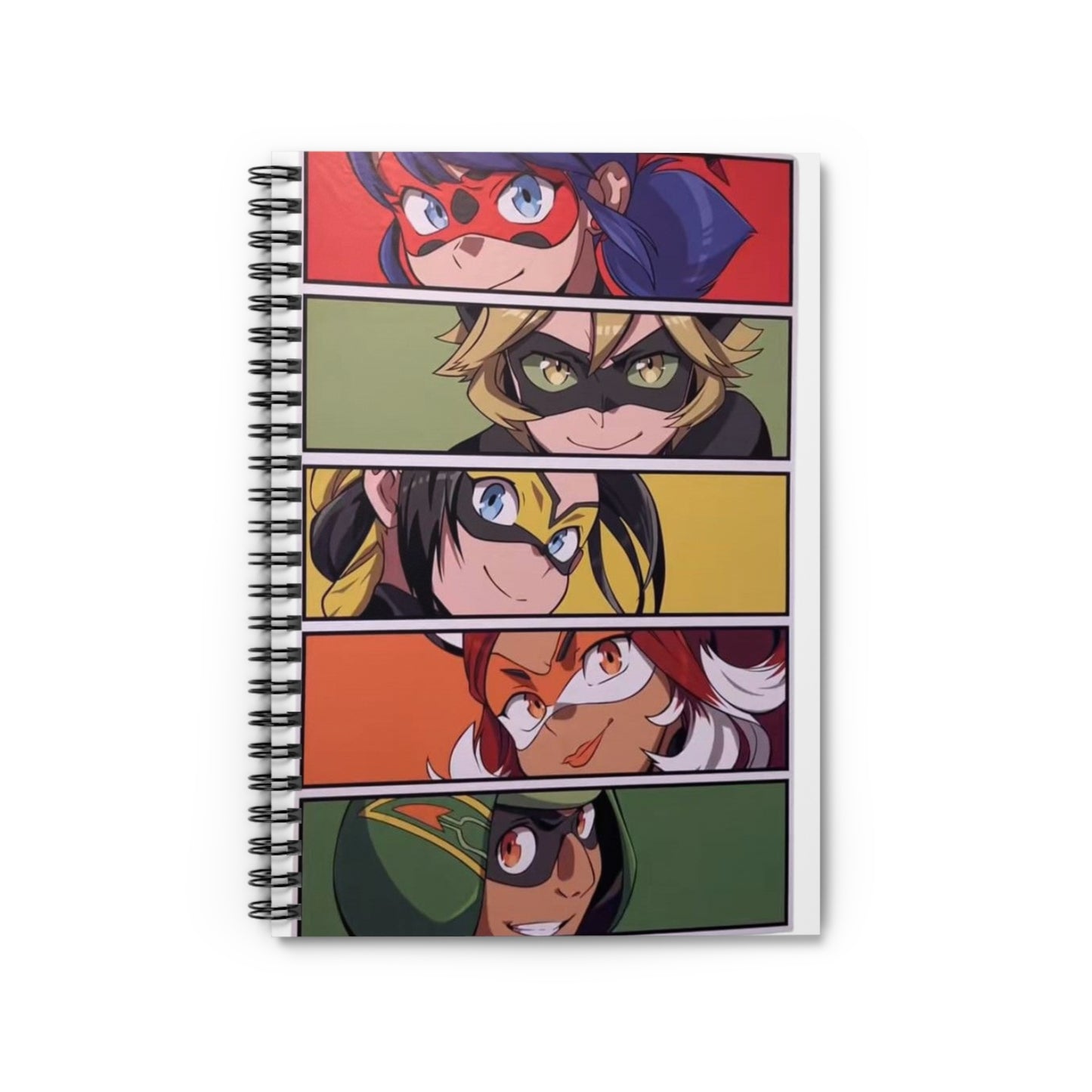 Heroic Spiral Notebook - Ruled Line, Cute Stationery, Superhero Journal, Gifts for Students,