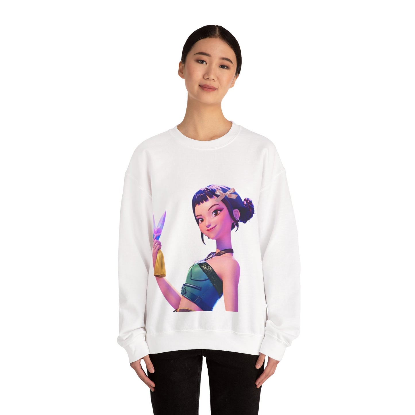 Stylish Graphic Crewneck Sweatshirt with Trendy Character Design, Cozy Casual Wear, Perfect Gift for Fans, Unisex Apparel, Comfortable [...]