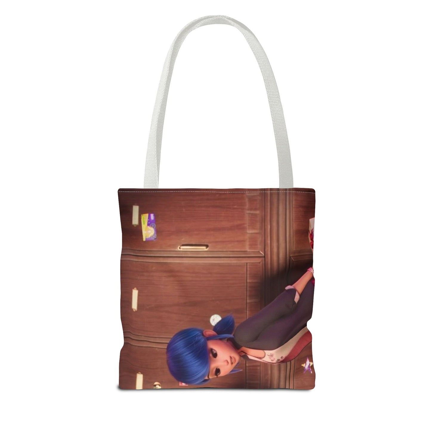 Stylish Miraculous AOP Tote Bag, Perfect for Teens