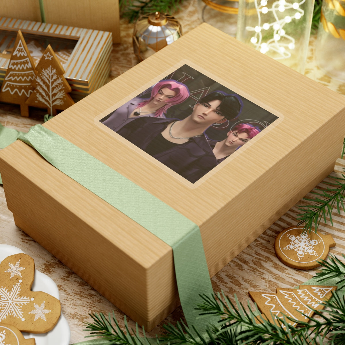 Kpop demons Cut Stickers Featuring Stylish Characters, Anime Decor, Laptop Accessories, Vinyl Stickers, Unique Gifts