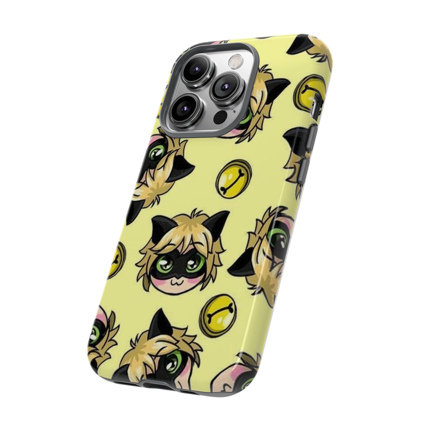 Cute Cartoon Phone Case, Tough Cases for Kids, Fun Gift for Birthdays, Playful Phone Accessory, Anime Style Design