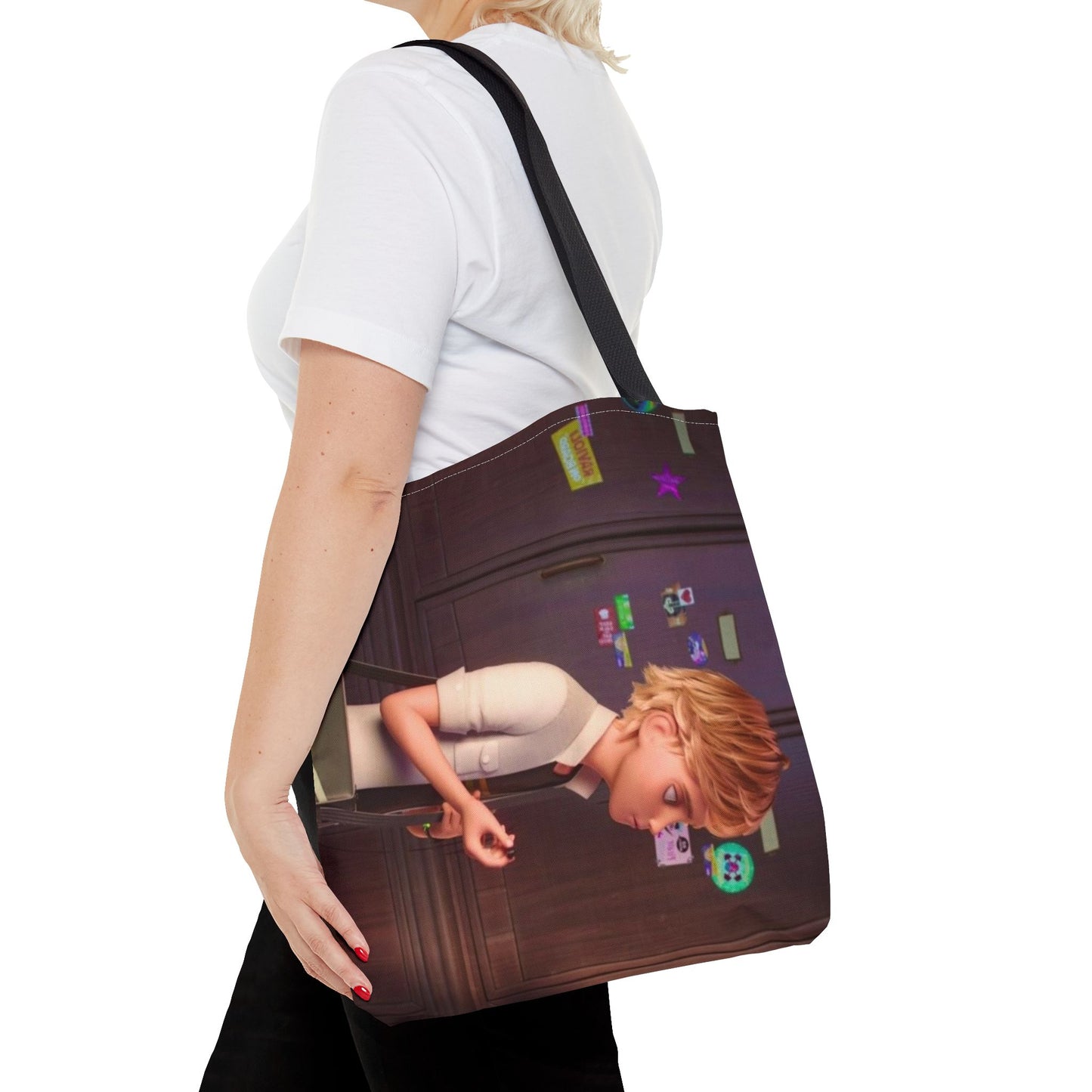 Stylish Miraculous AOP Tote Bag, Perfect for Teens