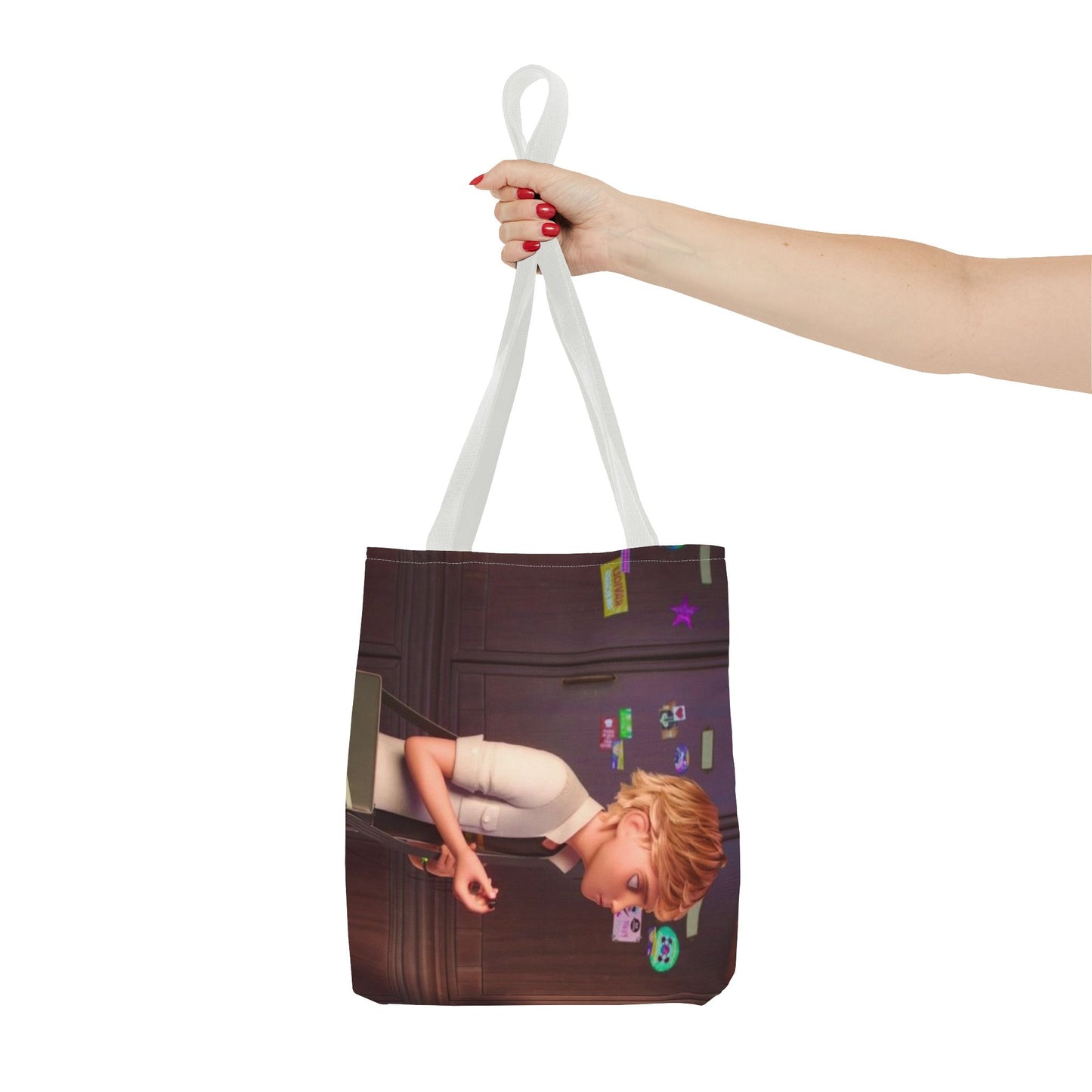 Stylish Miraculous AOP Tote Bag, Perfect for Teens