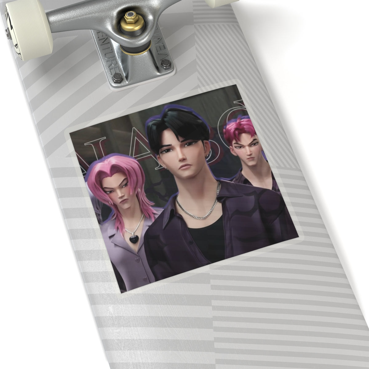 Kpop demons Cut Stickers Featuring Stylish Characters, Anime Decor, Laptop Accessories, Vinyl Stickers, Unique Gifts