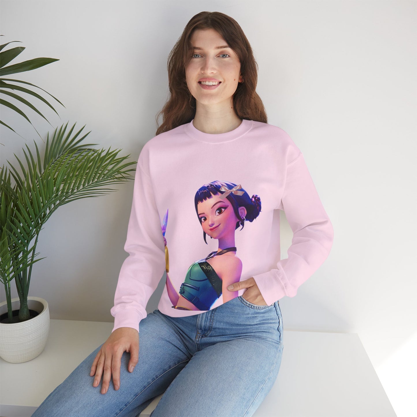 Stylish Graphic Crewneck Sweatshirt with Trendy Character Design, Cozy Casual Wear, Perfect Gift for Fans, Unisex Apparel, Comfortable [...]