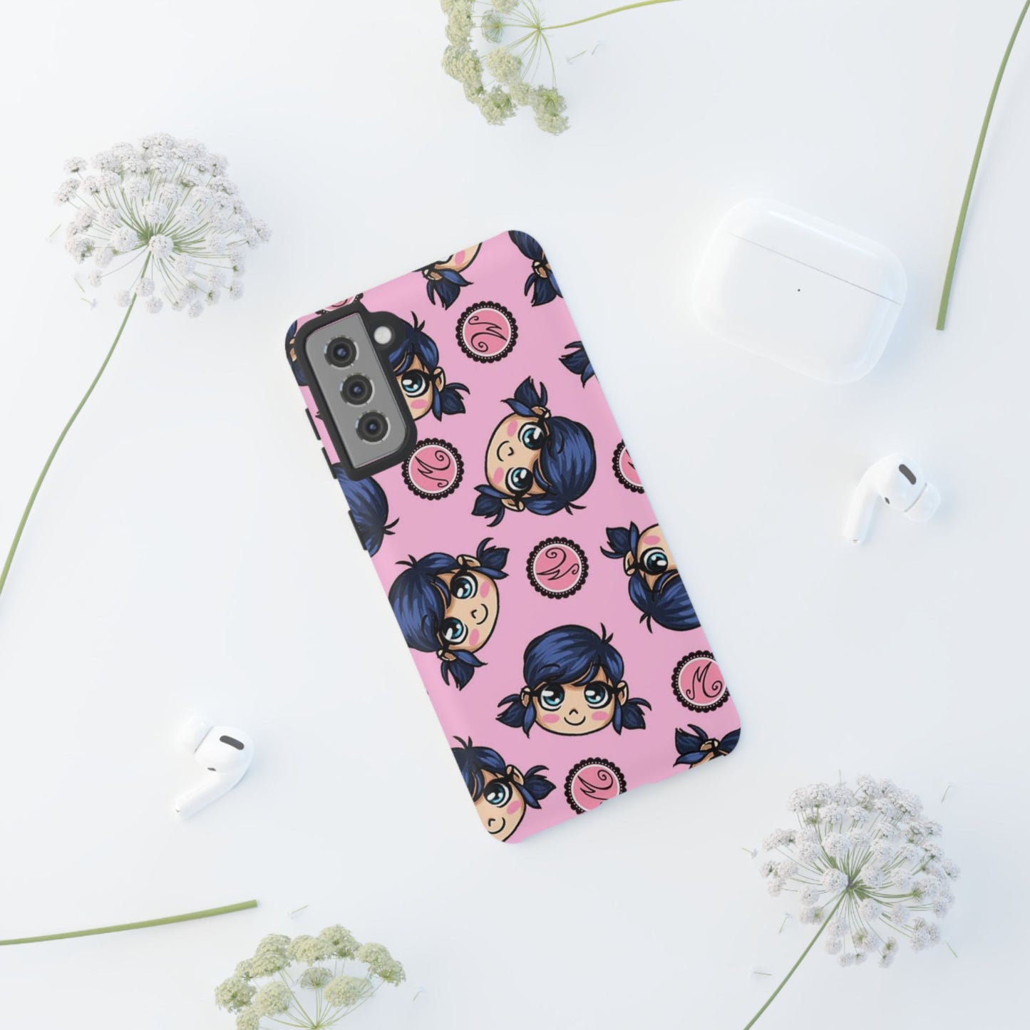 Cute Cartoon Phone Case, Kawaii Phone Cover, Tough Cases for Kids, Colorful Cell Phone Accessories, Gift for Girls