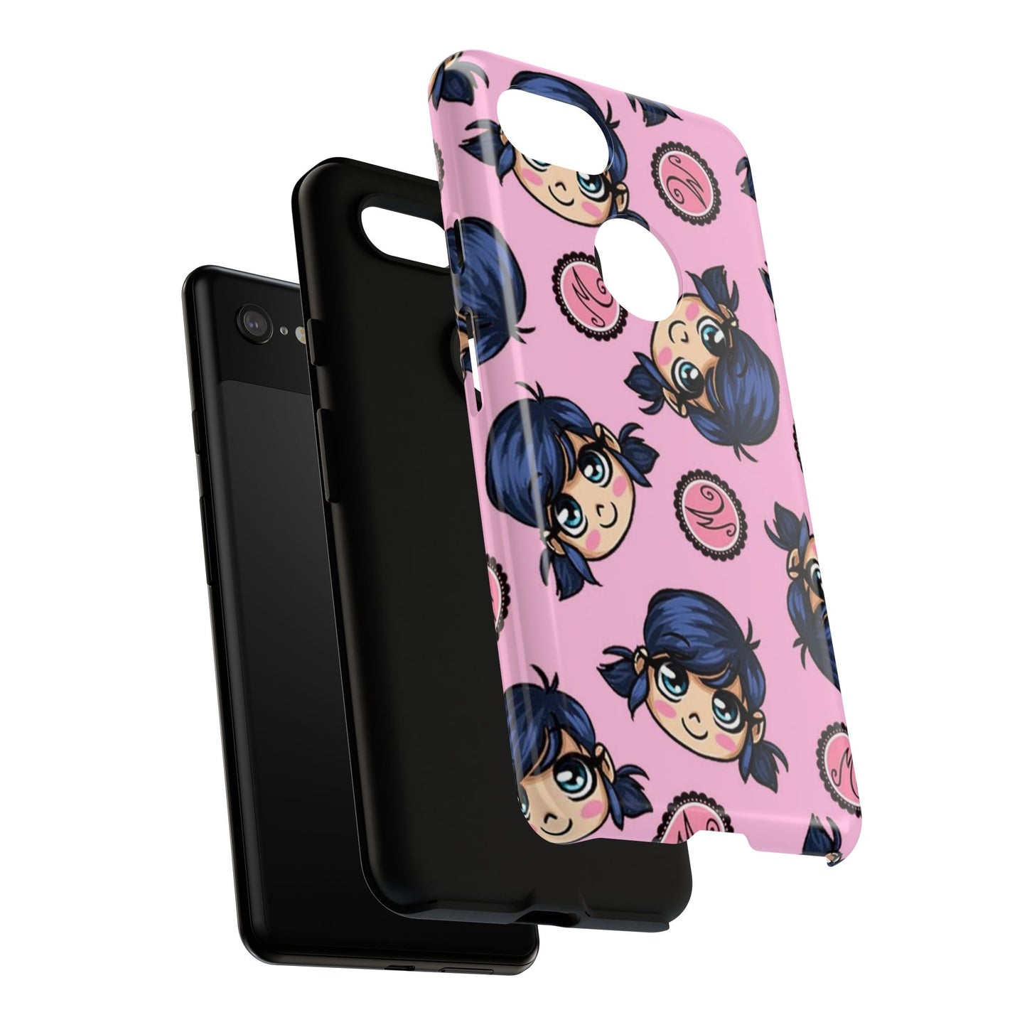 Cute Cartoon Phone Case, Kawaii Phone Cover, Tough Cases for Kids, Colorful Cell Phone Accessories, Gift for Girls