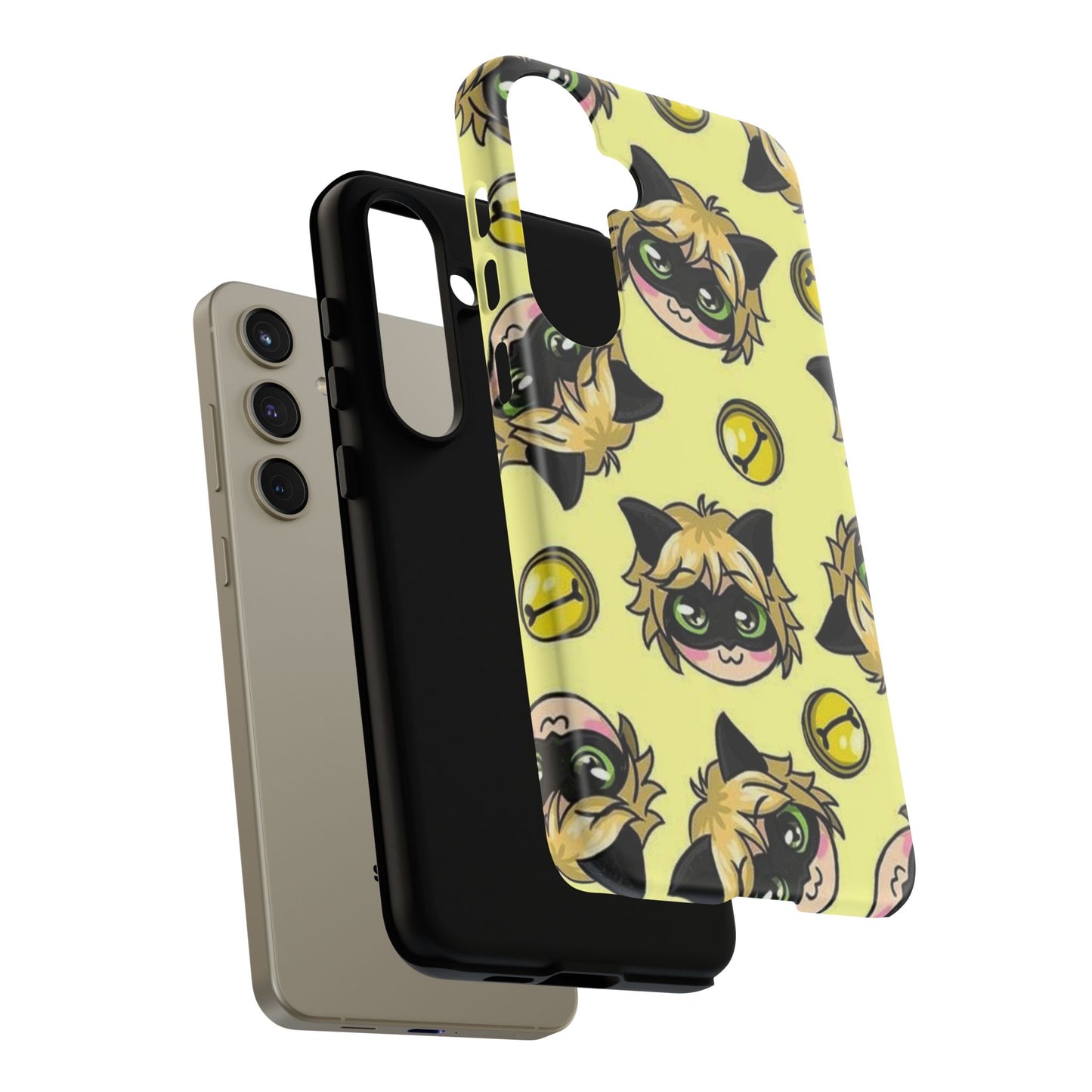 Cute Cartoon Phone Case, Tough Cases for Kids, Fun Gift for Birthdays, Playful Phone Accessory, Anime Style Design